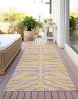 Fernelle Peach Washable Indoor - Outdoor Rug - LOOMLAN - LOOMLAN Rugs - Outdoor Rugs