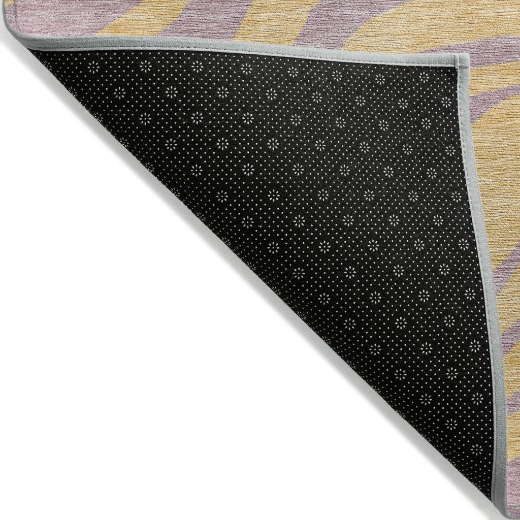 Fernelle Peach Washable Indoor - Outdoor Rug - LOOMLAN - LOOMLAN Rugs - Outdoor Rugs