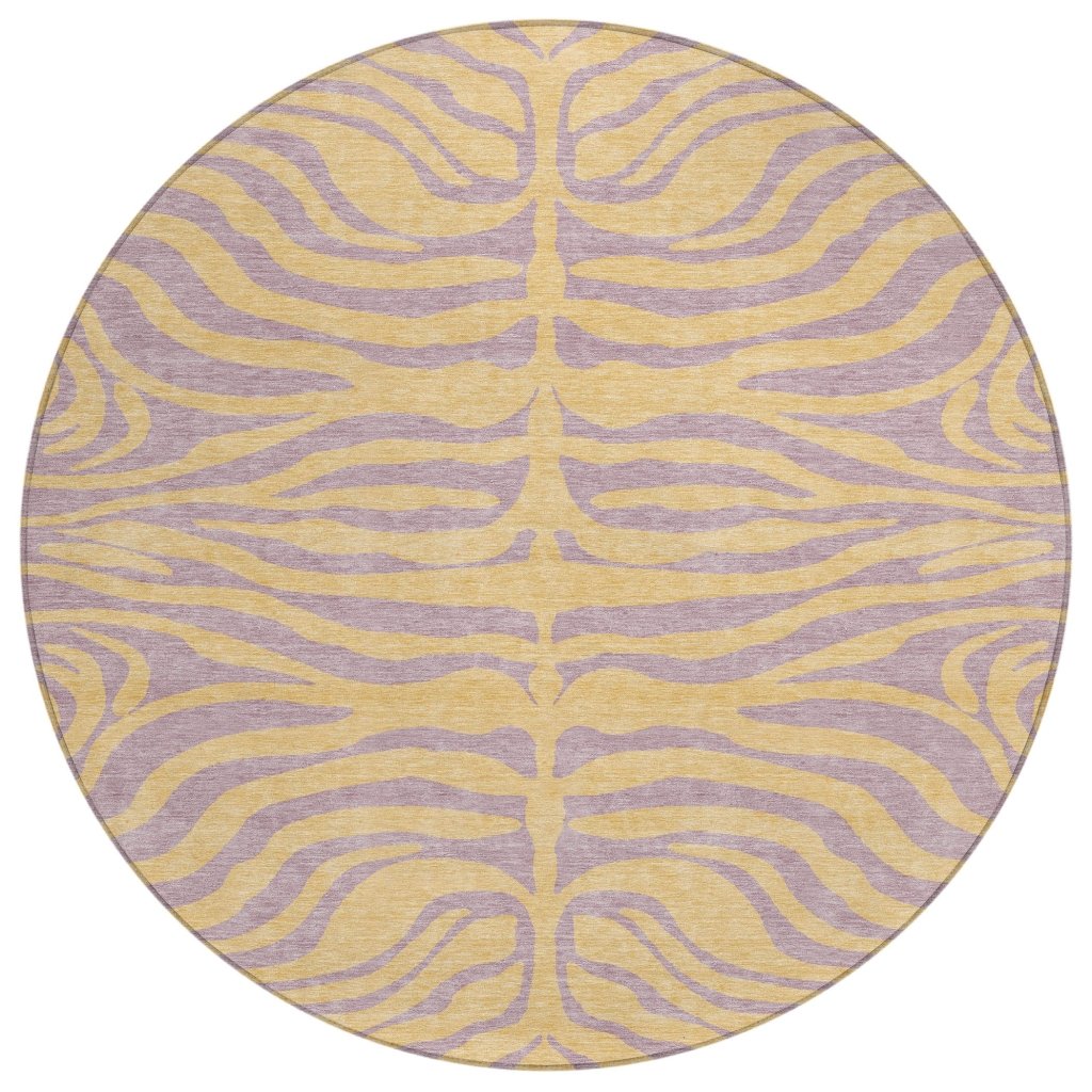 Fernelle Peach Washable Indoor - Outdoor Rug - LOOMLAN - LOOMLAN Rugs - Outdoor Rugs