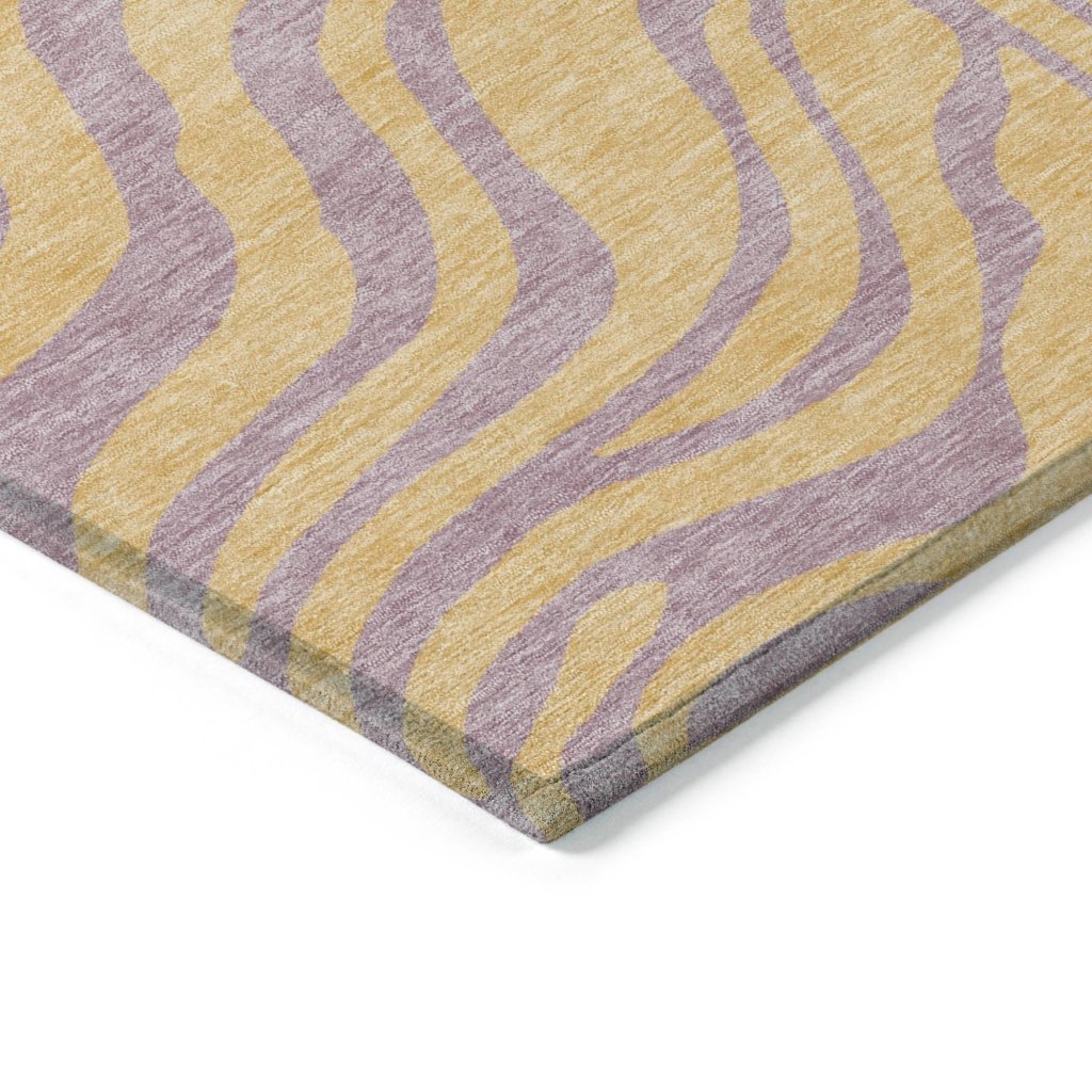 Fernelle Peach Washable Indoor - Outdoor Rug - LOOMLAN - LOOMLAN Rugs - Outdoor Rugs