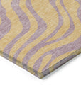 Fernelle Peach Washable Indoor - Outdoor Rug - LOOMLAN - LOOMLAN Rugs - Outdoor Rugs