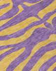 LOOMLAN Rugs Fernelle Purple Washable Indoor-Outdoor Rug