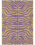 LOOMLAN Rugs Fernelle Purple Washable Indoor-Outdoor Rug