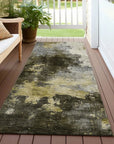 LOOMLAN Rugs Fibra Brown Washable Indoor-Outdoor Rug
