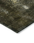 LOOMLAN Rugs Fibra Brown Washable Indoor-Outdoor Rug