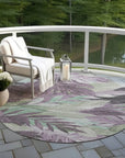 LOOMLAN Rugs Filone Purple Washable Indoor-Outdoor Rug