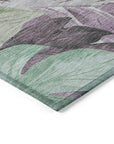 LOOMLAN Rugs Filone Purple Washable Indoor-Outdoor Rug