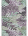 LOOMLAN Rugs Filone Purple Washable Indoor-Outdoor Rug