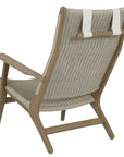 Coastal Cushionless Highback Outdoor Chair