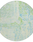 LOOMLAN Rugs Floraé Green Washable Indoor-Outdoor Rug