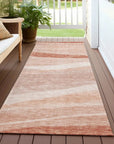 LOOMLAN Rugs Florence Orange Washable Indoor-Outdoor Rug