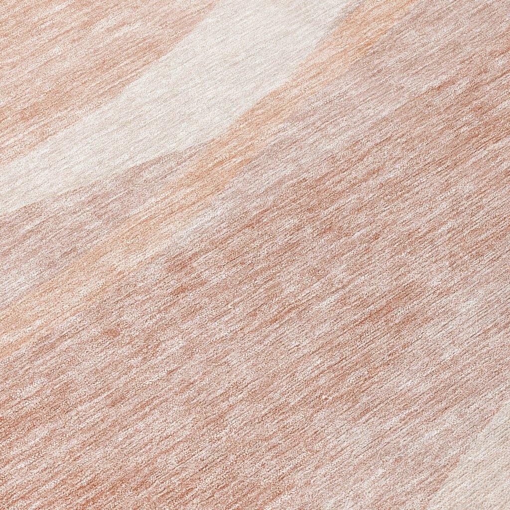 LOOMLAN Rugs Florence Orange Washable Indoor-Outdoor Rug