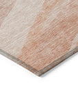 LOOMLAN Rugs Florence Orange Washable Indoor-Outdoor Rug