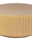Seasonal Living Flute Ceramic Round Patio Accent Table