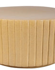 Seasonal Living Flute Ceramic Round Patio Accent Table