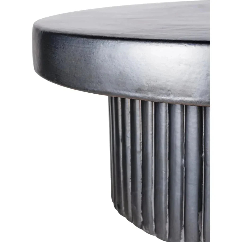 Seasonal Living Flute Coffee Table - Grey Outdoor Coffee Table