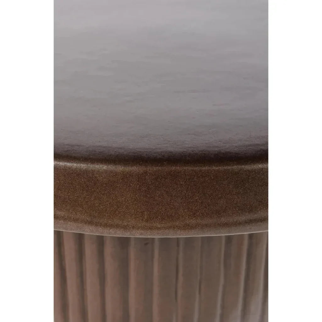 Seasonal Living Flute Coffee Table - Pyrite Brown Outdoor Coffee Table