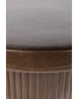 Seasonal Living Flute Coffee Table - Pyrite Brown Outdoor Coffee Table
