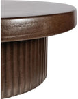 Seasonal Living Flute Coffee Table - Pyrite Brown Outdoor Coffee Table