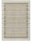 LOOMLAN Rugs Formelle Ivory Washable Indoor-Outdoor Rug