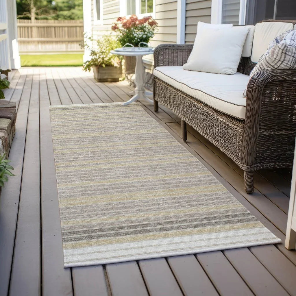 LOOMLAN Rugs Formelle Ivory Washable Indoor-Outdoor Rug
