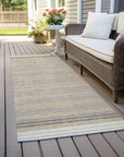 LOOMLAN Rugs Formelle Ivory Washable Indoor-Outdoor Rug