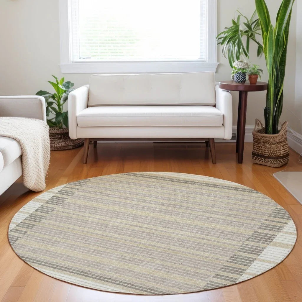 LOOMLAN Rugs Formelle Ivory Washable Indoor-Outdoor Rug