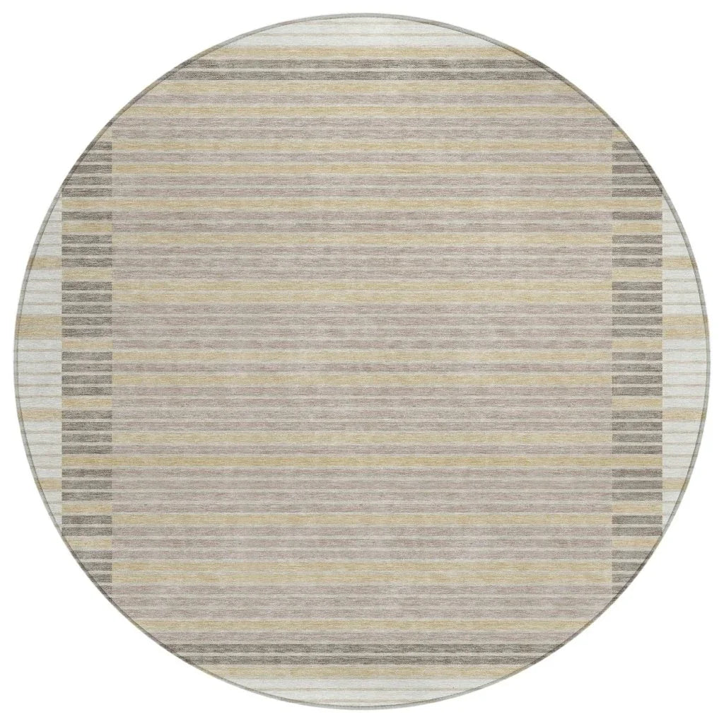 LOOMLAN Rugs Formelle Ivory Washable Indoor-Outdoor Rug