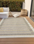 LOOMLAN Rugs Formelle Ivory Washable Indoor-Outdoor Rug