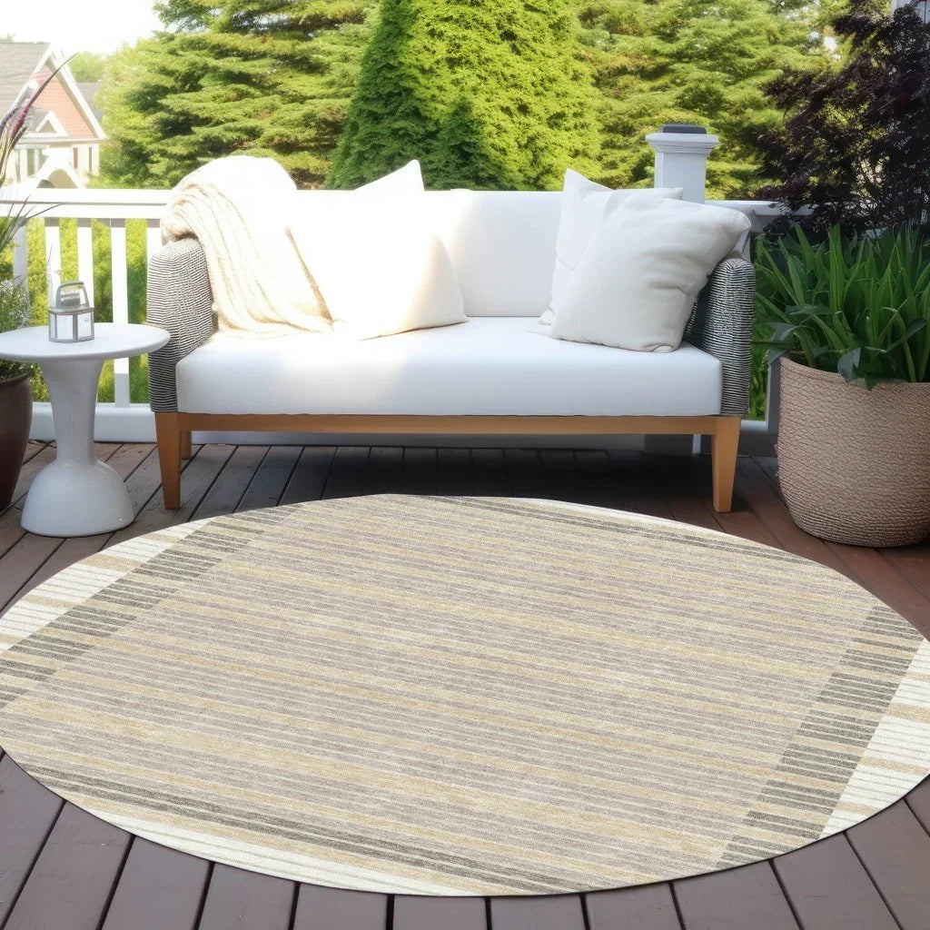 LOOMLAN Rugs Formelle Ivory Washable Indoor-Outdoor Rug