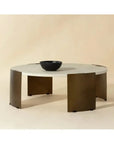 SUNPAN Gallus Concrete  Outdoor Round Coffee Table