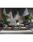 SUNPAN Gallus Concrete  Outdoor Round Coffee Table