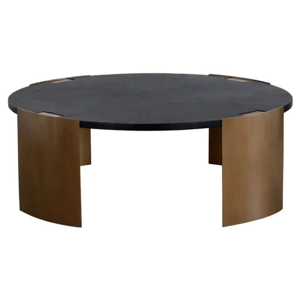 SUNPAN Gallus Concrete  Outdoor Round Coffee Table