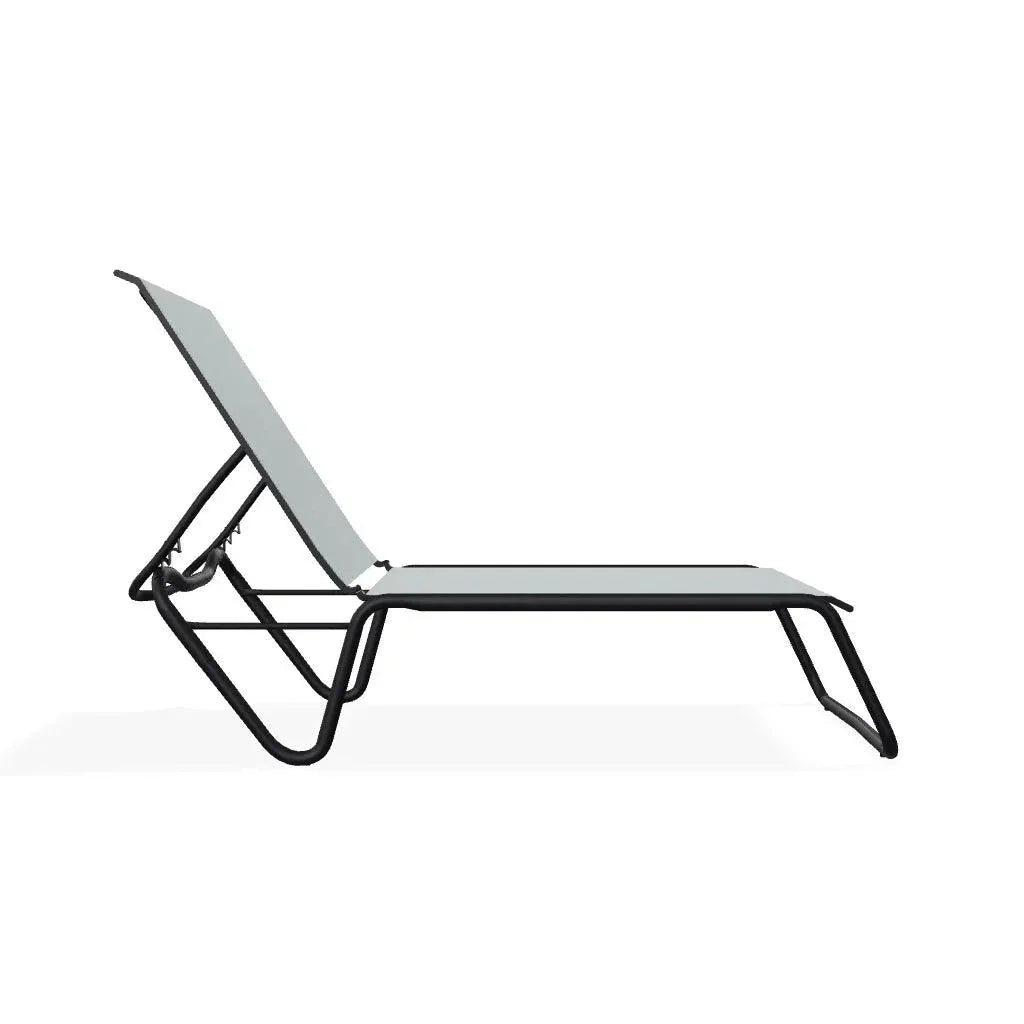 Telescope Gardenella Sling Four-Position Lay Flat Stacking Chaise