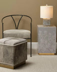 Jamie Young Garland Floral Square Side Table
