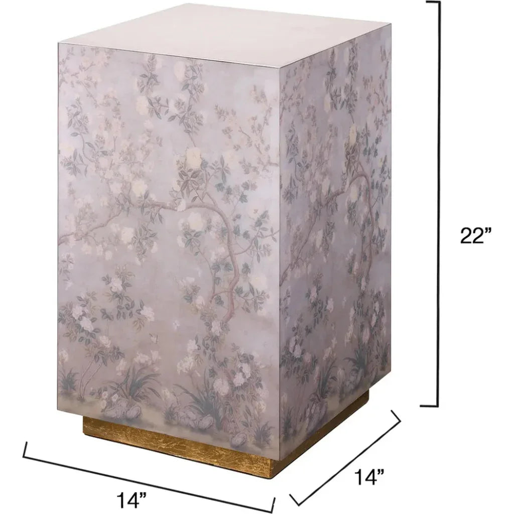 Jamie Young Garland Floral Square Side Table