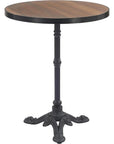 Gazebo Walnut Round Dining Table - LOOMLAN - Zuo Modern - Outdoor Dining Tables
