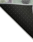 Gemelis Green Washable Indoor - Outdoor Rug - LOOMLAN - LOOMLAN Rugs - Outdoor Rugs