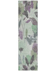 Gemelis Green Washable Indoor - Outdoor Rug - LOOMLAN - LOOMLAN Rugs - Outdoor Rugs