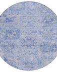 LOOMLAN Rugs Geneva Blue Washable Indoor-Outdoor Rug