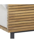 Geneve Cream Fabric Outdoor Modular Chair - LOOMLAN - SUNPAN - Outdoor Lounge Chairs