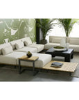 Geneve Cream Fabric Outdoor Modular Chair - LOOMLAN - SUNPAN - Outdoor Lounge Chairs