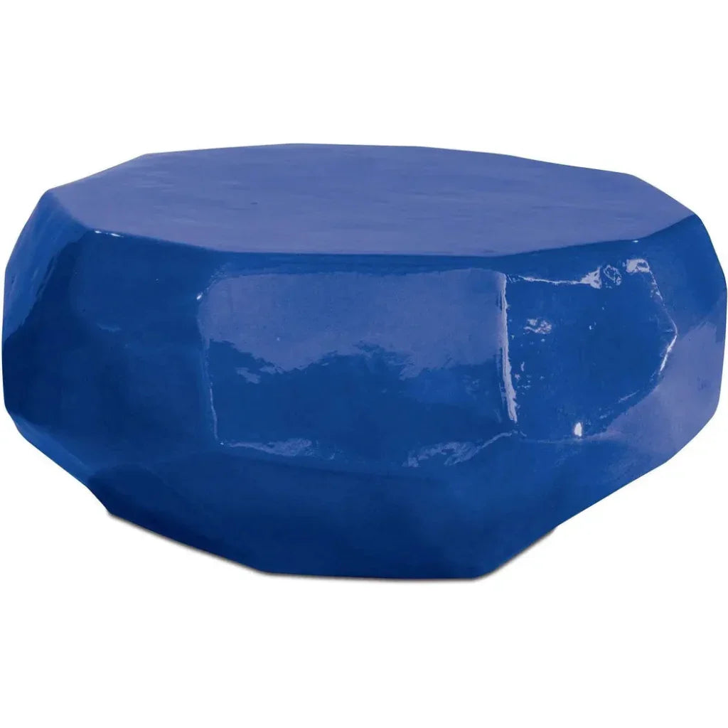 Seasonal Living Geo Coffee Table - Navy Blue Outdoor Coffee Table