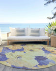 LOOMLAN Rugs Glamore Gold Washable Indoor-Outdoor Rug