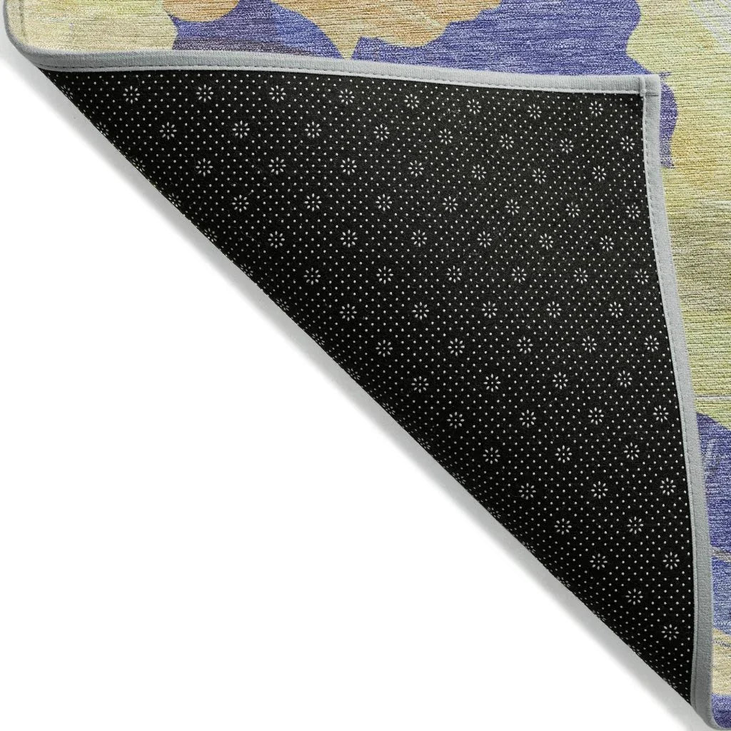 LOOMLAN Rugs Glamore Gold Washable Indoor-Outdoor Rug