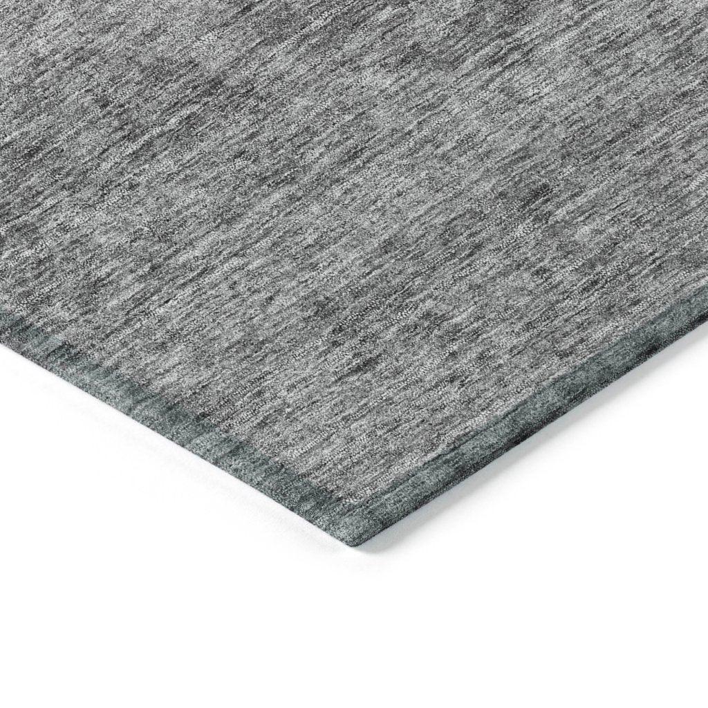 LOOMLAN Rugs Glenra Gray Washable Indoor-Outdoor Rug