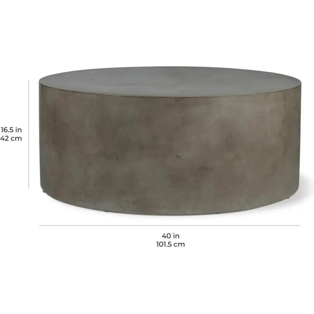 Seasonal Living Grand Louis Coffee Table - White Outdoor Coffee Table