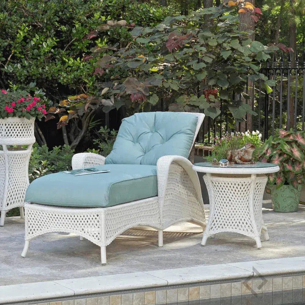 Grand Traverse 2Pc Set Chaise Lounge Table - LOOMLAN - Lloyd Flanders - Outdoor Lounge Sets