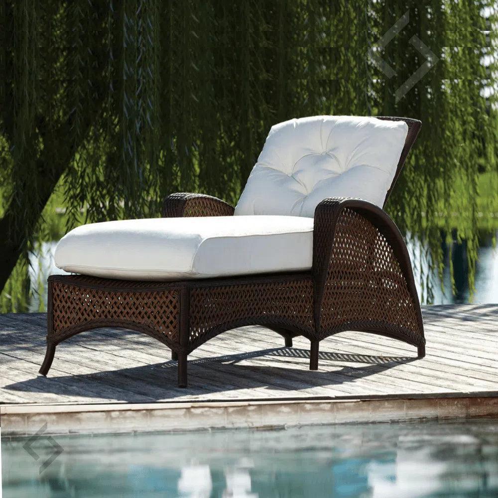 Grand Traverse 3Pc Set Chaise Lounge Rocker Chair - LOOMLAN - Lloyd Flanders - Outdoor Lounge Sets