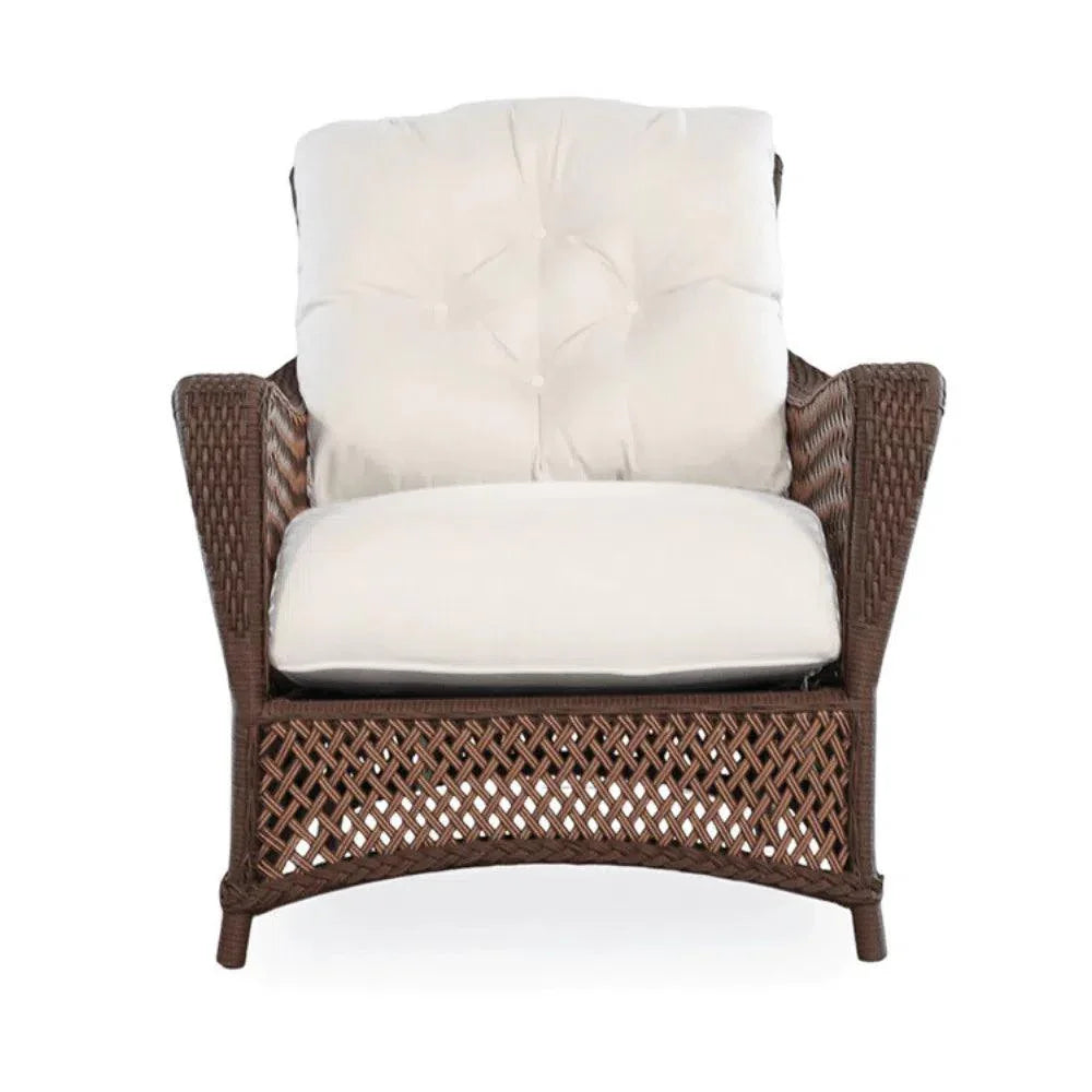 Grand Traverse 3Pc Set Lounge Chair Table & Ottoman - LOOMLAN - Lloyd Flanders - Outdoor Lounge Sets